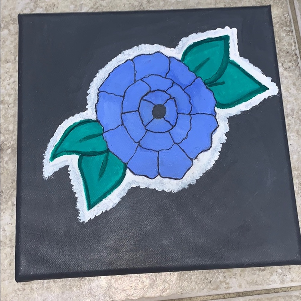 Painted wall art